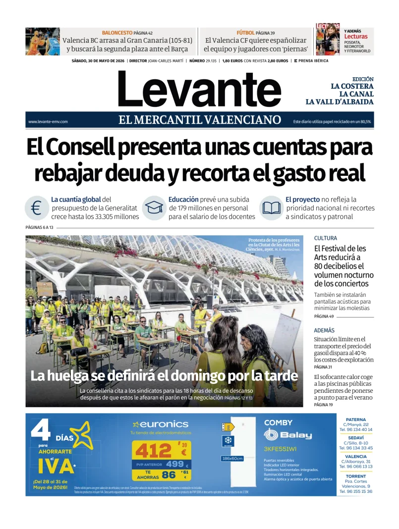 Levante EMV (Costera) — 30/05