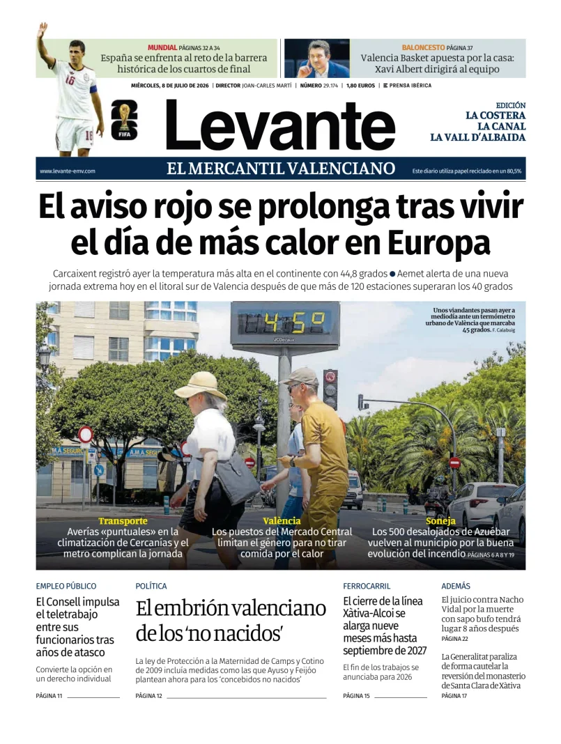 Portada de Levante EMV (Costera)