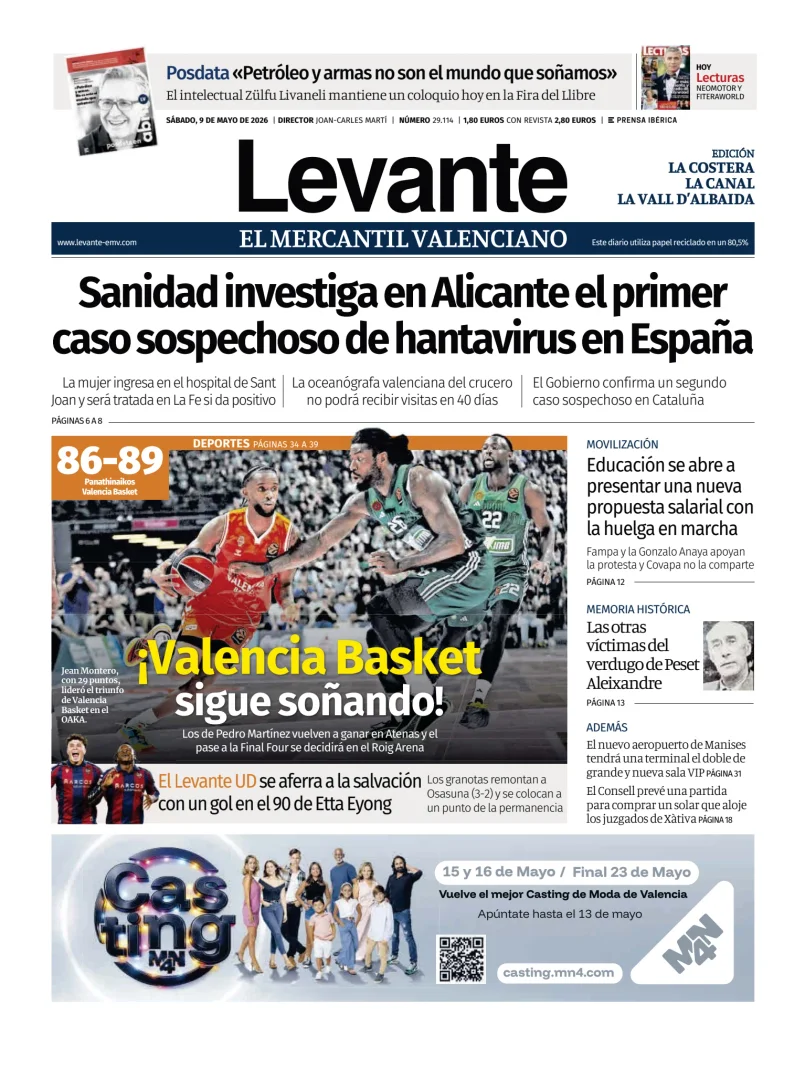 Levante EMV (Costera) — 09/05
