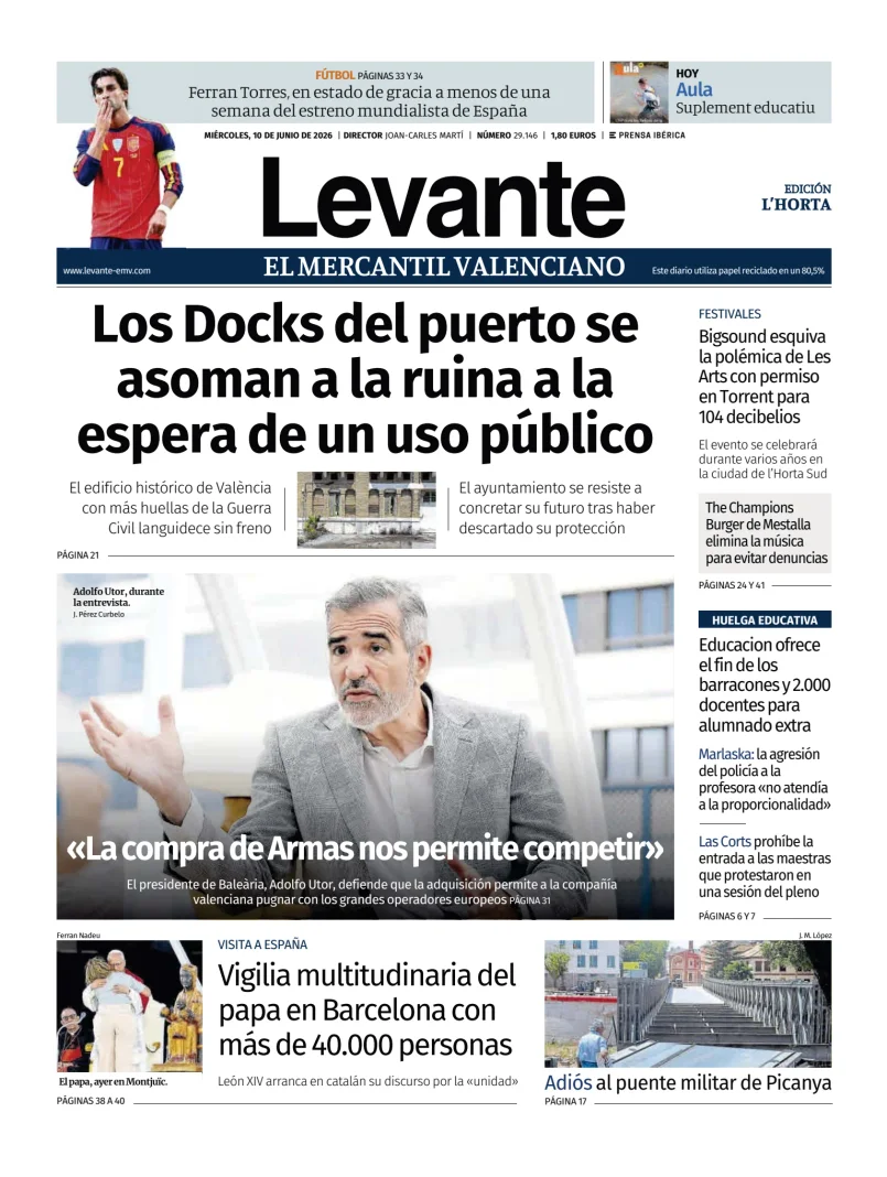 Portada de Levante EMV (Horta)
