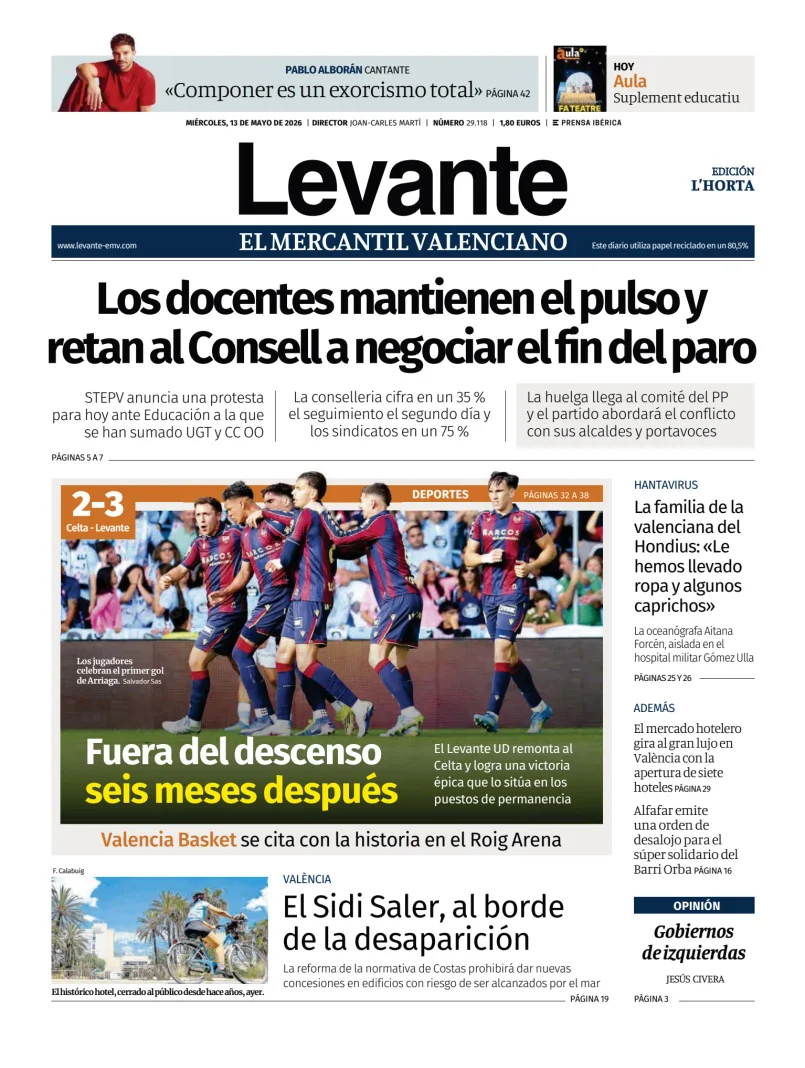 Levante EMV (Horta) — 13/05