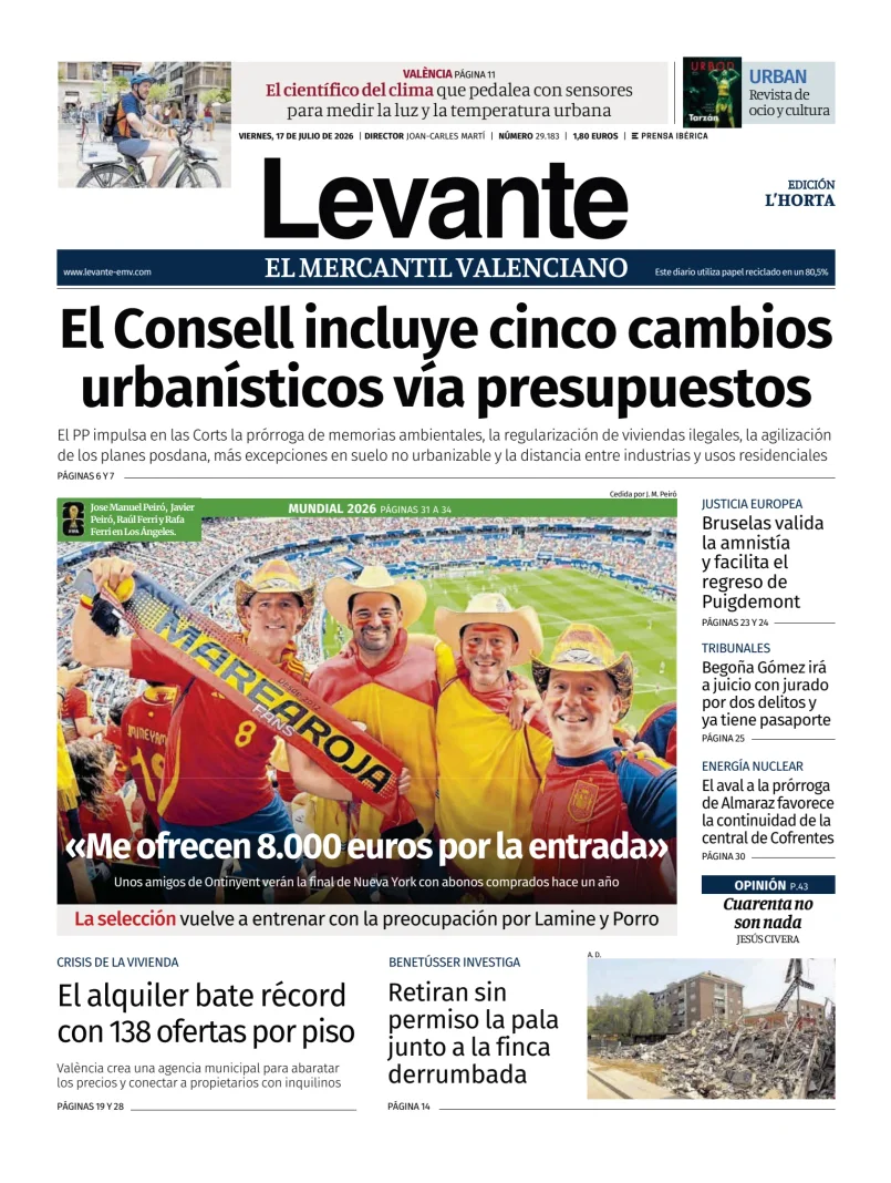 Levante EMV (Horta) — 17/07
