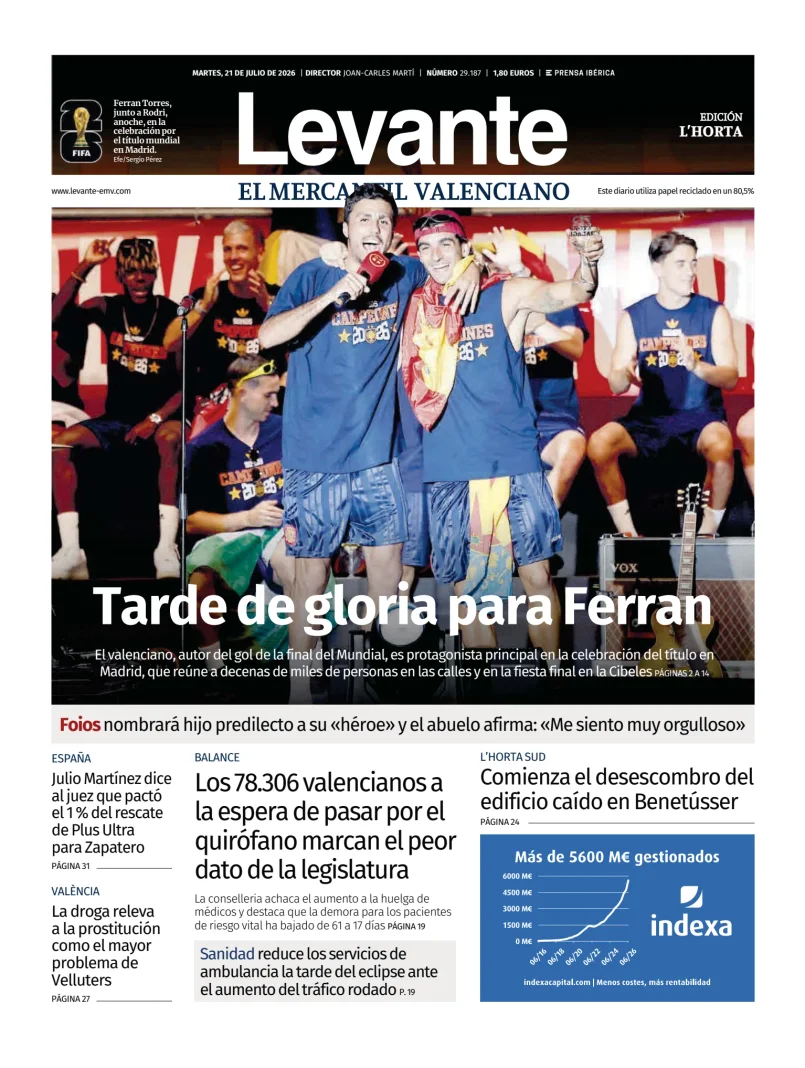 Levante EMV (Horta) — 21/07