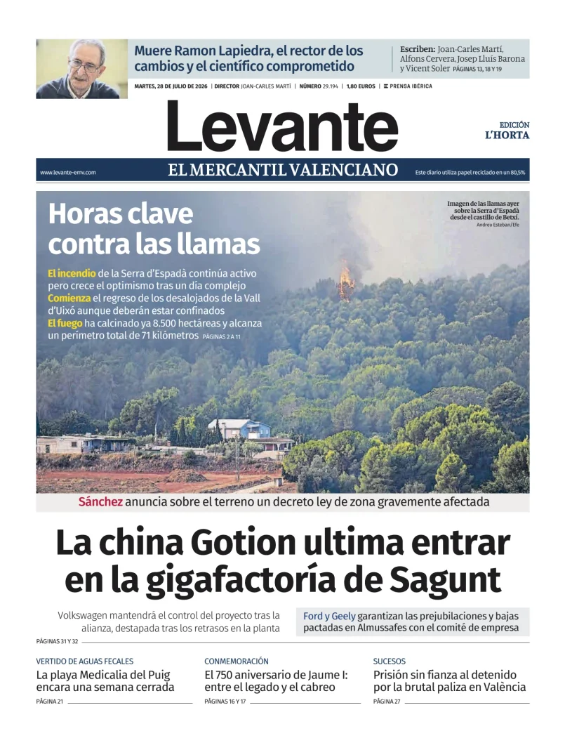 Portada de Levante EMV (Horta)