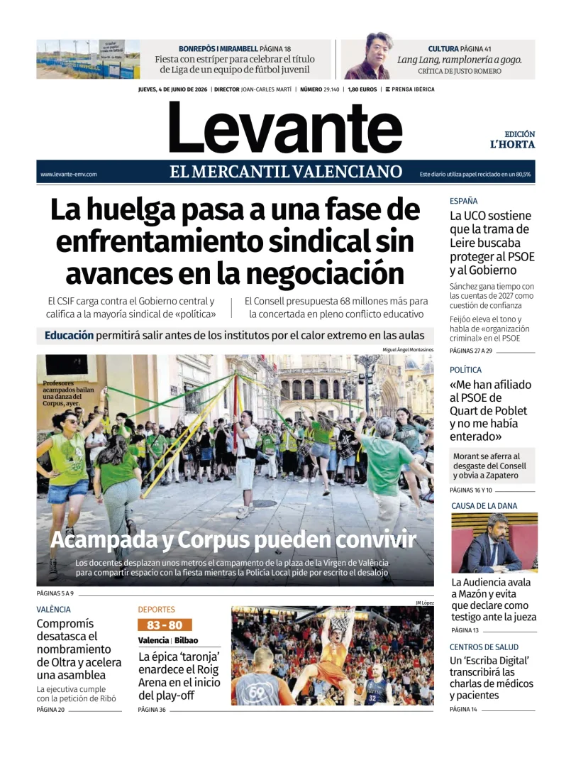 Portada de Levante EMV (Horta)