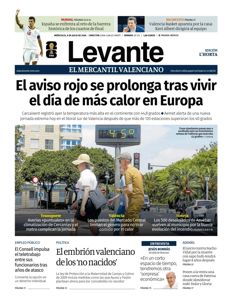 Portada de Levante EMV (Horta)