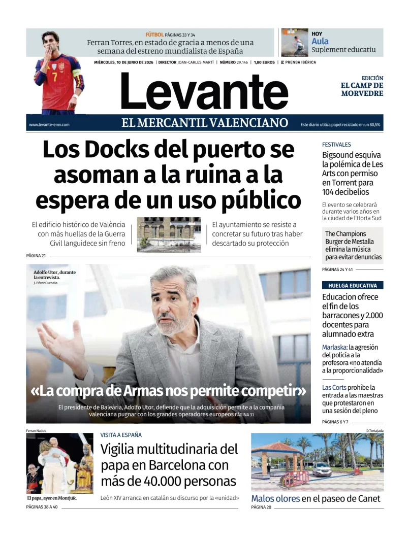 Portada de Levante EMV (Morvedre)
