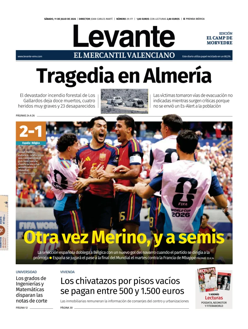 Portada de Levante EMV (Morvedre)