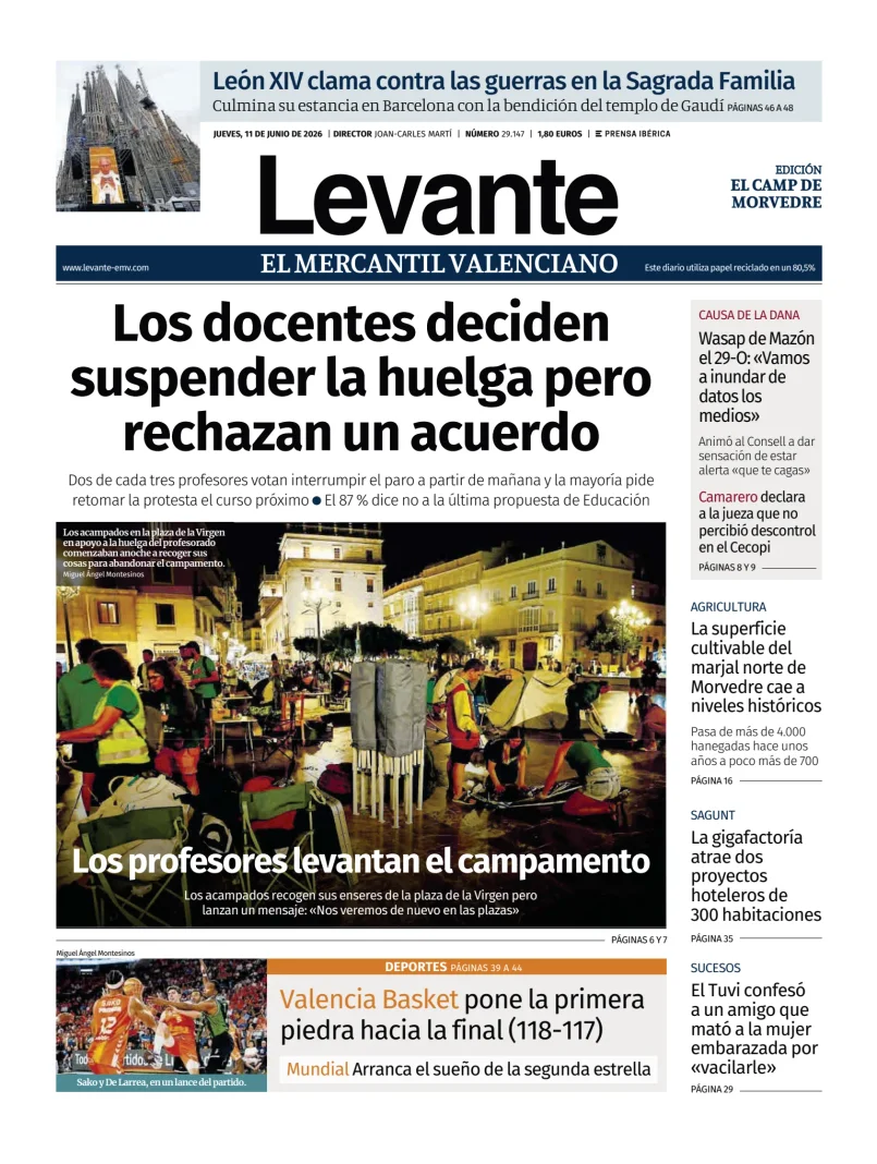 Portada de Levante EMV (Morvedre)