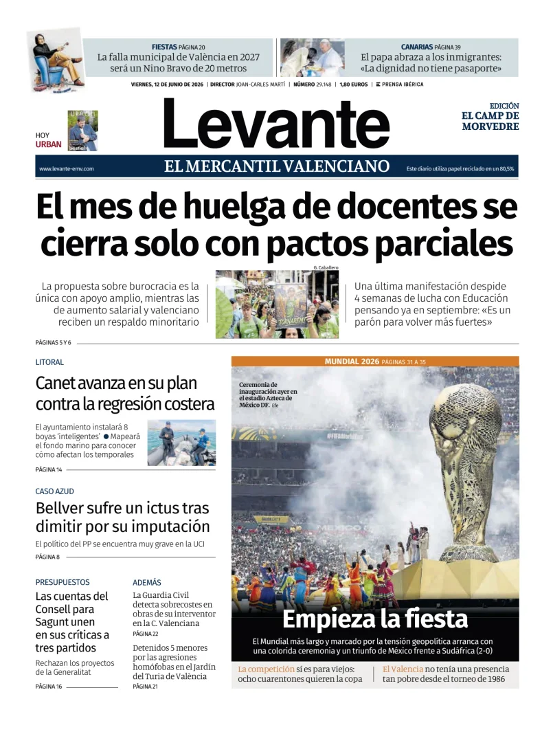 Portada de Levante EMV (Morvedre)