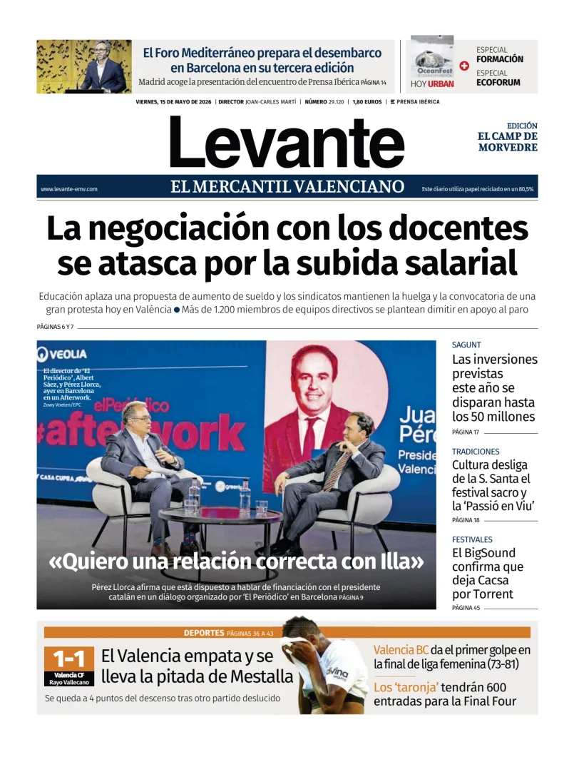 Levante EMV (Morvedre) — 15/05