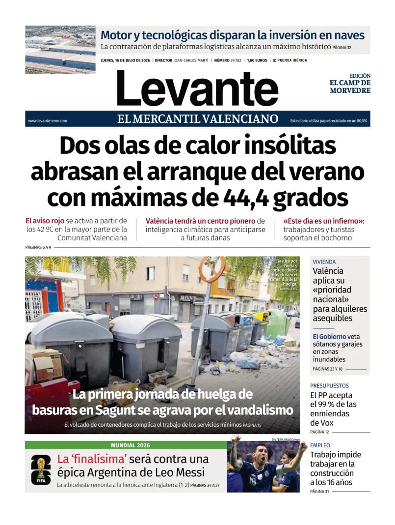 Levante EMV (Morvedre) — 16/07