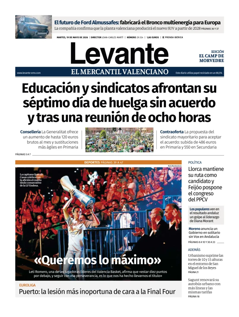 Levante EMV (Morvedre) — 19/05