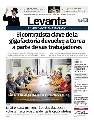Portada de Levante EMV (Morvedre), 22 de julio de 2026