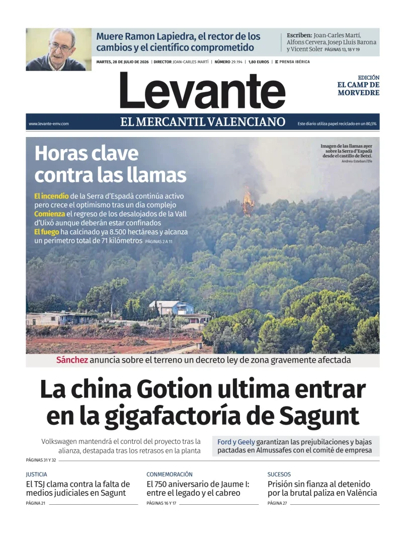 Portada de Levante EMV (Morvedre)