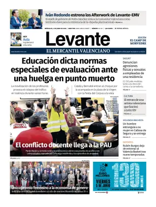 Portada de Levante EMV (Morvedre), 3 de junio de 2026