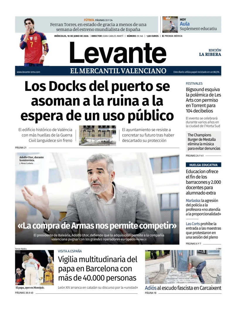 Portada de Levante EMV (Ribera)