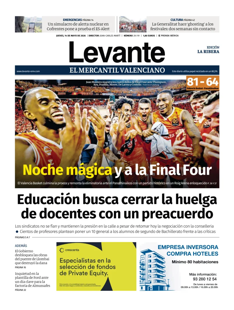 Levante EMV (Ribera) — 14/05