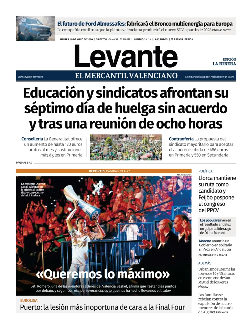 Levante EMV (Ribera) — 19/05