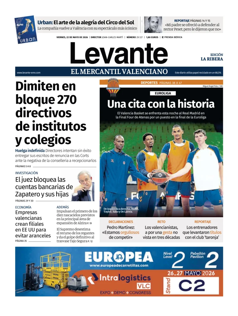 Levante EMV (Ribera) — 22/05