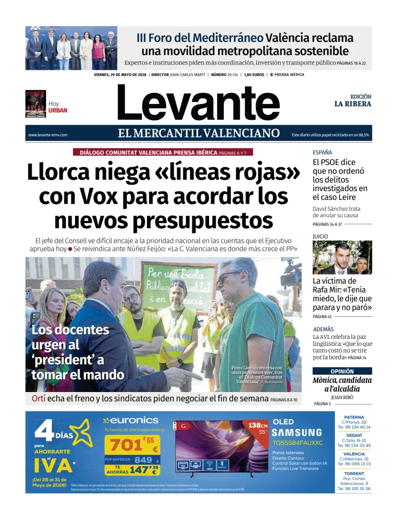 Levante EMV (Ribera) — 29/05