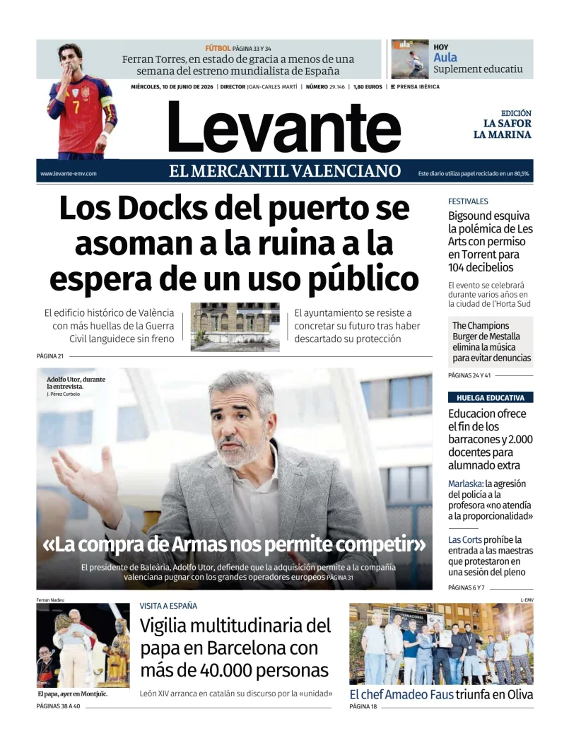 Portada de Levante EMV (Safor)