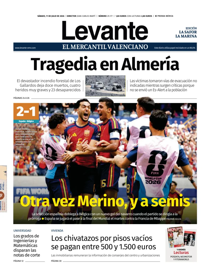 Portada de Levante EMV (Safor)