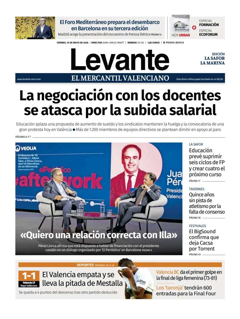 Levante EMV (Safor) — 15/05