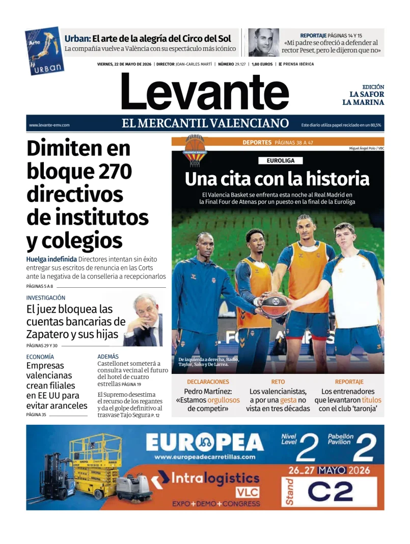 Levante EMV (Safor) — 22/05
