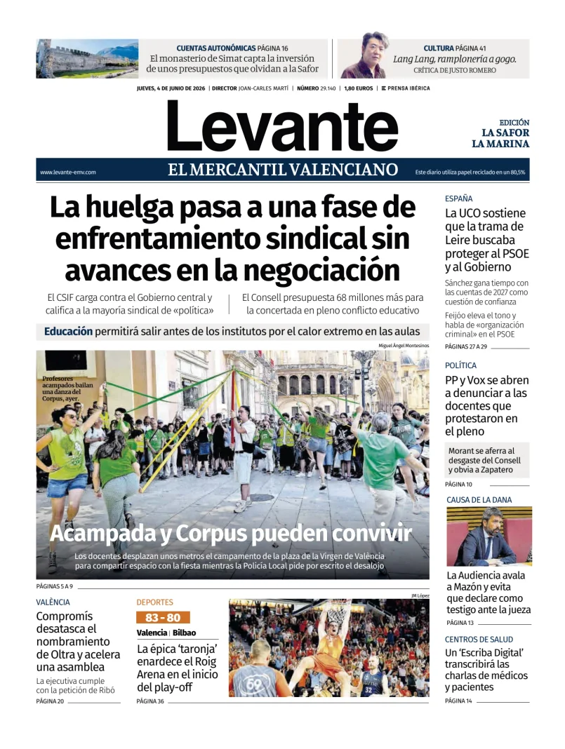 Portada de Levante EMV (Safor)