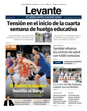 Portada de Levante EMV, 1 de junio de 2026