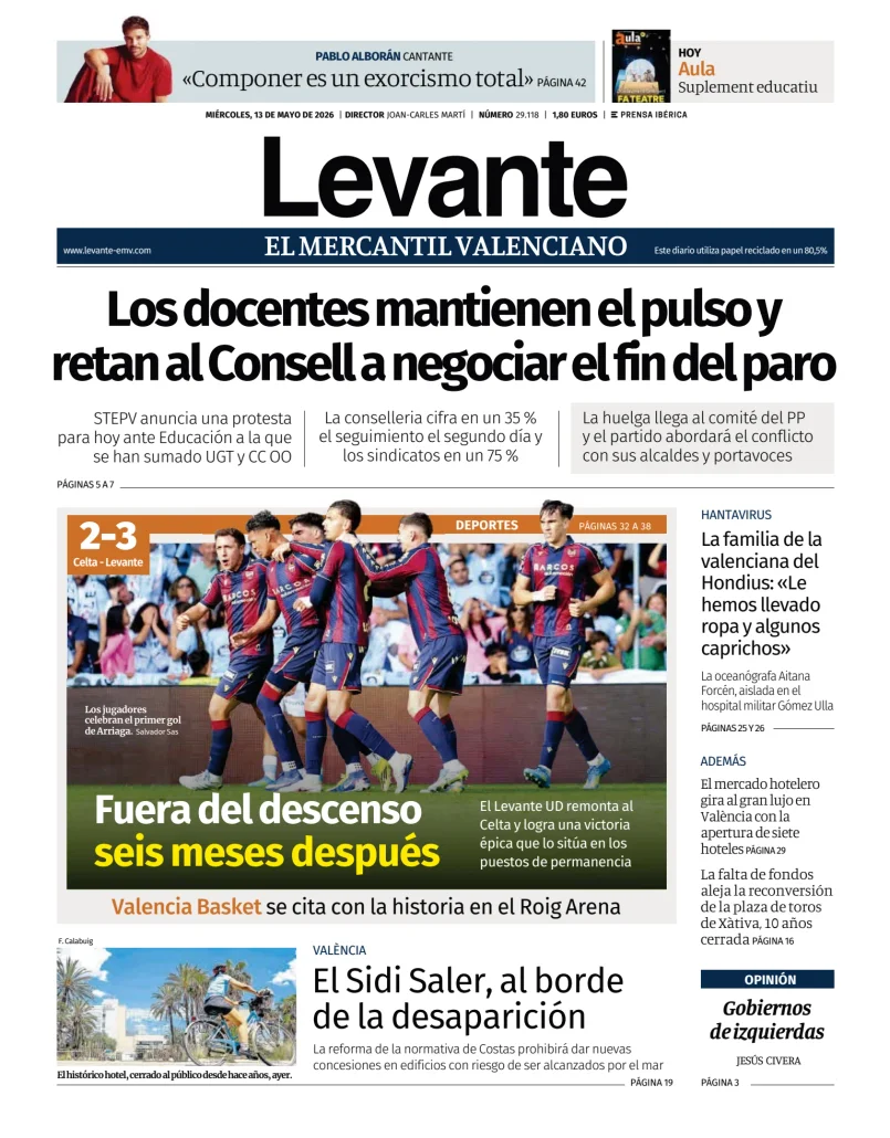 Levante EMV — 13/05