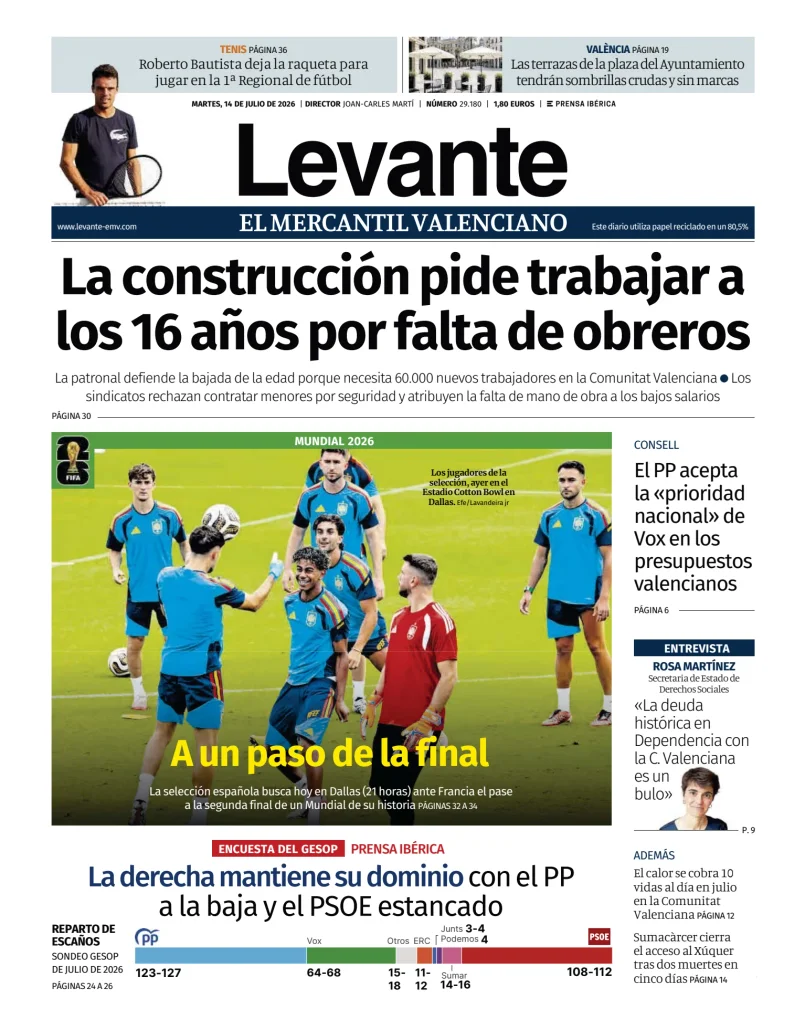 Levante EMV — 14/07