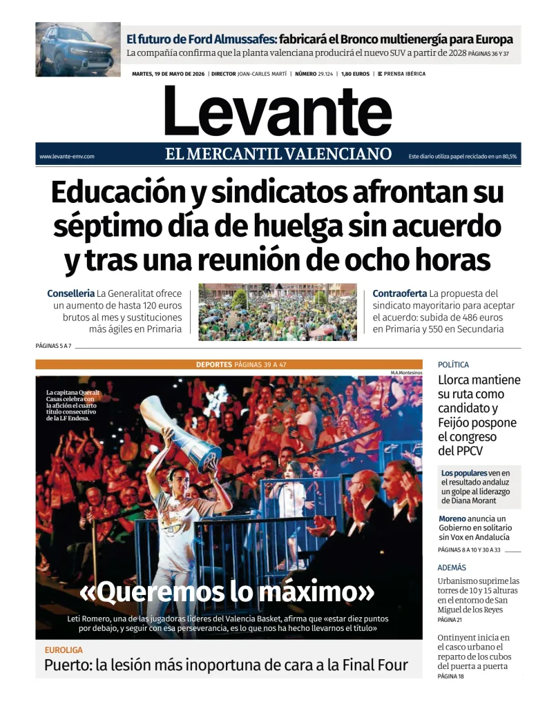 Levante EMV — 19/05