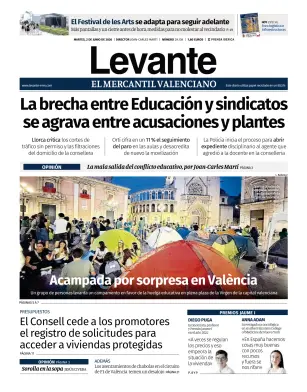 Portada de Levante EMV, 2 de junio de 2026