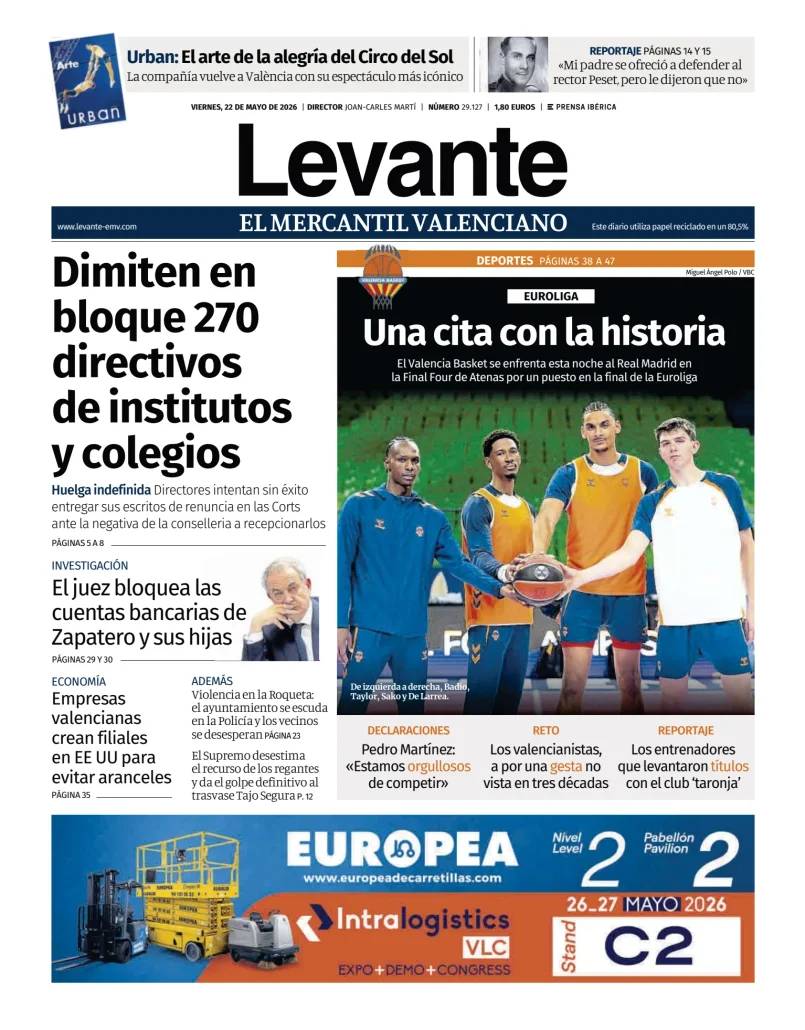 Levante EMV — 22/05