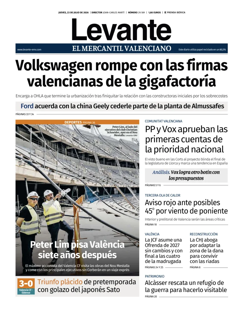 Levante EMV — 23/07
