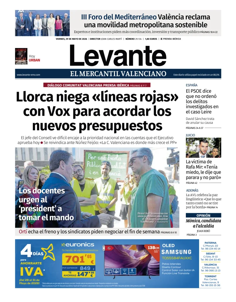 Levante EMV — 29/05
