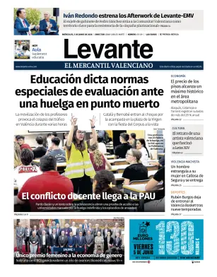 Portada de Levante EMV, 3 de junio de 2026