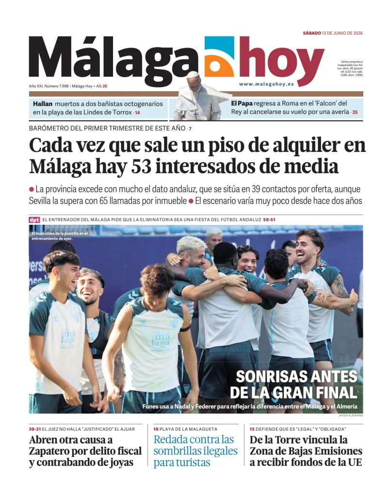 Portada de Málaga Hoy