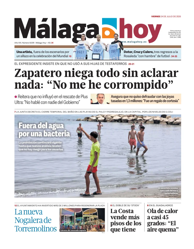 Portada de Málaga Hoy