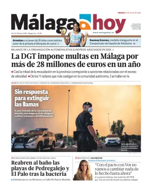 Portada de Málaga Hoy, 25 de julio de 2026