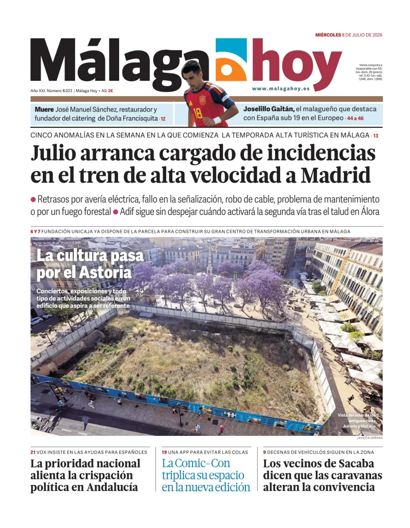 Portada de Málaga Hoy