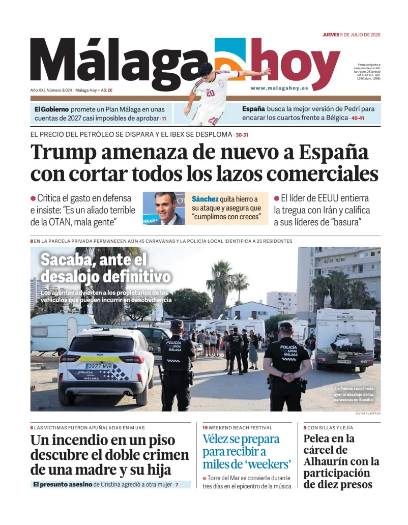 Portada de Málaga Hoy