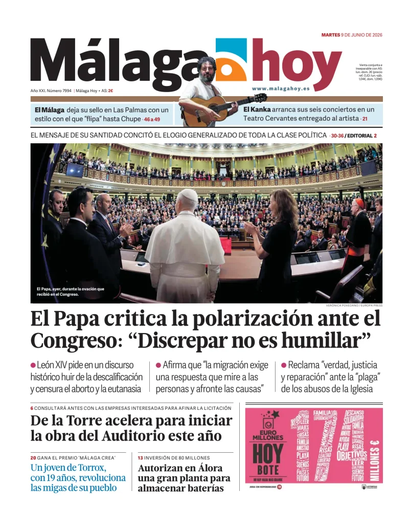 Portada de Málaga Hoy