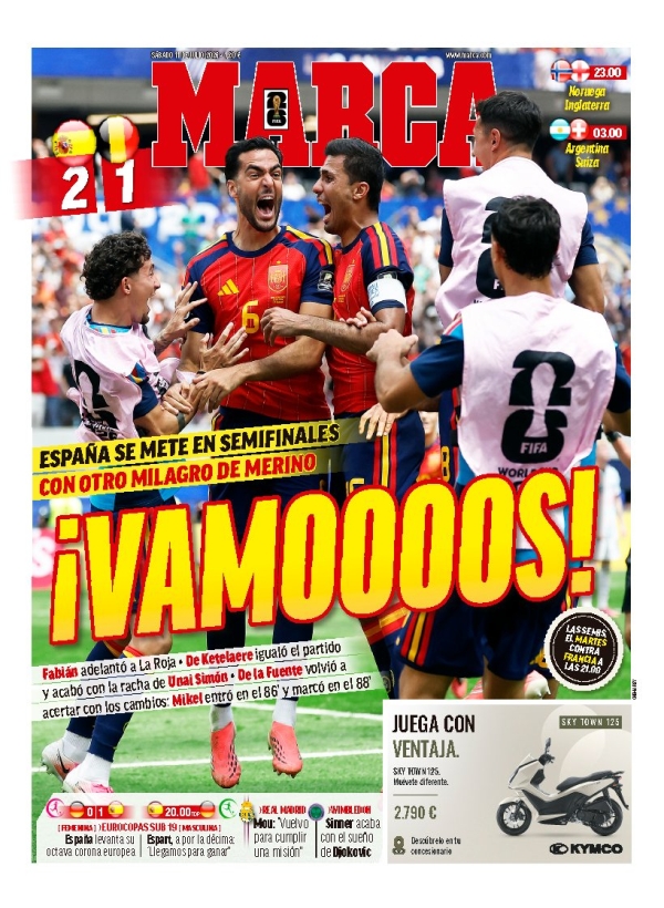 Portada de Marca Madrid, 11 de julio de 2026