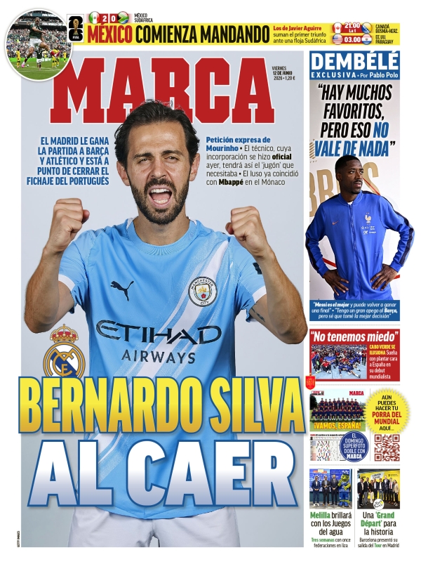 Portada de Marca Madrid, 12 de junio de 2026