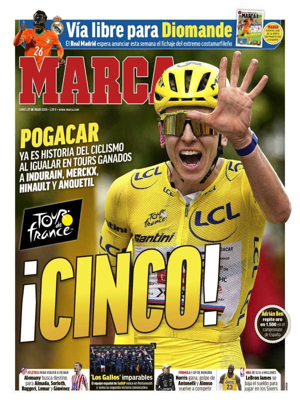 Portada de Marca Madrid, 27 de julio de 2026