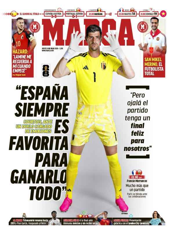 Portada de Marca Madrid, 9 de julio de 2026