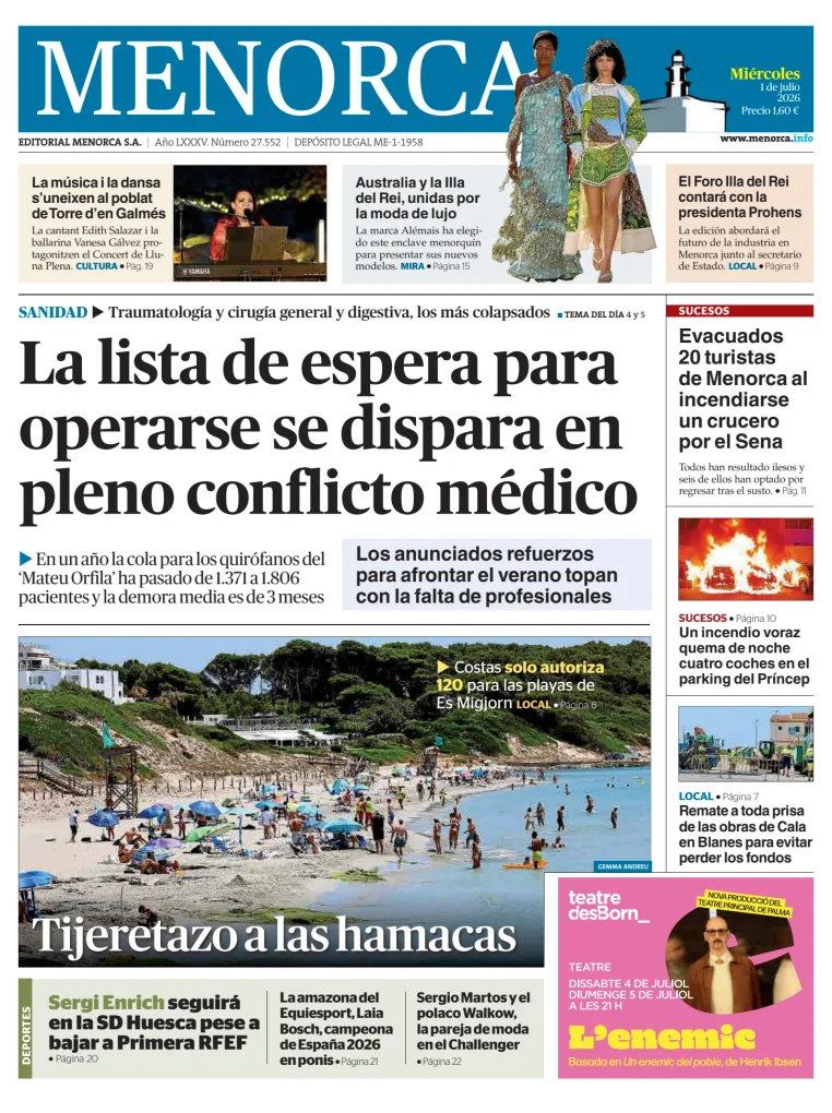 Menorca Diario Insular — 01/07